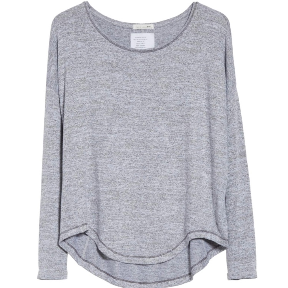 Rag & Bone Amelia Tee in Grey *NWT*